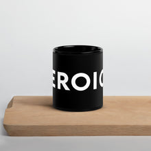 Load image into Gallery viewer, Black Glossy Heroic Mug