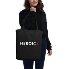 Load image into Gallery viewer, Heroic Black Eco Tote Bag