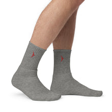 Load image into Gallery viewer, Heroic Socks - White, Black, and Grey