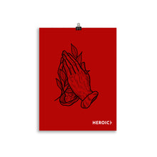 Load image into Gallery viewer, Heroic Red Posters