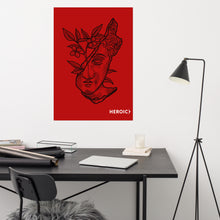 Load image into Gallery viewer, Heroic Red Posters