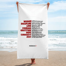Load image into Gallery viewer, Heroic Virtues Towel