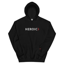 Load image into Gallery viewer, Unisex Heroic Black Hoodie