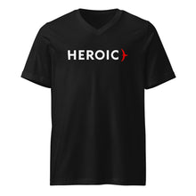 Load image into Gallery viewer, Unisex V-Neck Heroic T-Shirt