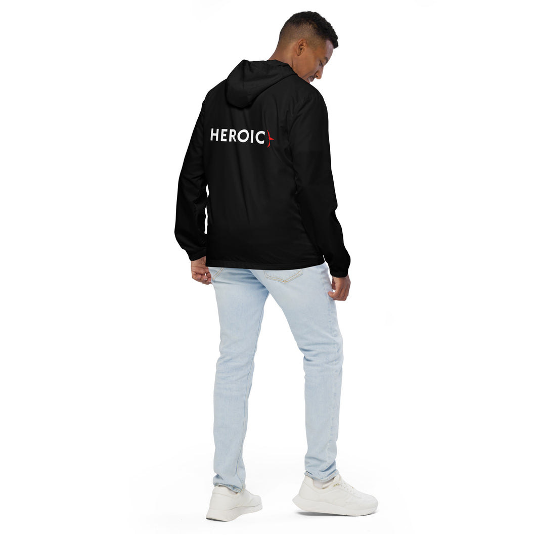 Heroic Unisex Windbreaker - Black/Black