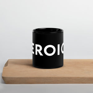 Black Glossy Heroic Mug