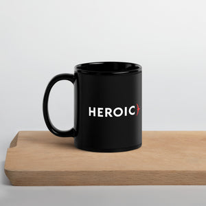 Black Glossy Heroic Mug V2