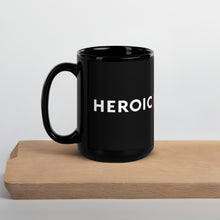 Load image into Gallery viewer, Black Glossy Heroic Mug V2
