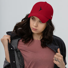 Load image into Gallery viewer, Heroic Red Unstructured &quot;Dad&quot; Hat
