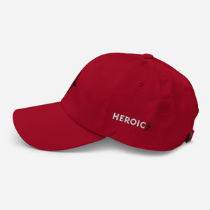 Heroic Red Unstructured "Dad" Hat