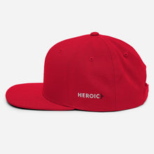 Load image into Gallery viewer, Heroic Red Snapback Hat
