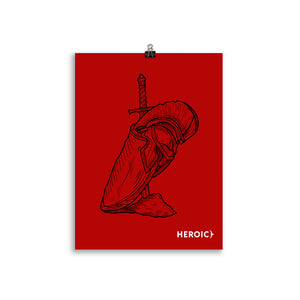 Heroic Red Posters