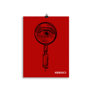 Heroic Red Posters