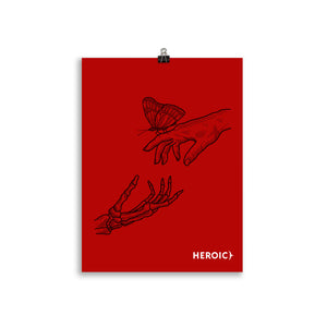 Heroic Red Posters