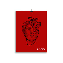 Load image into Gallery viewer, Heroic Red Posters
