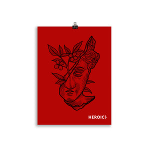 Heroic Red Posters