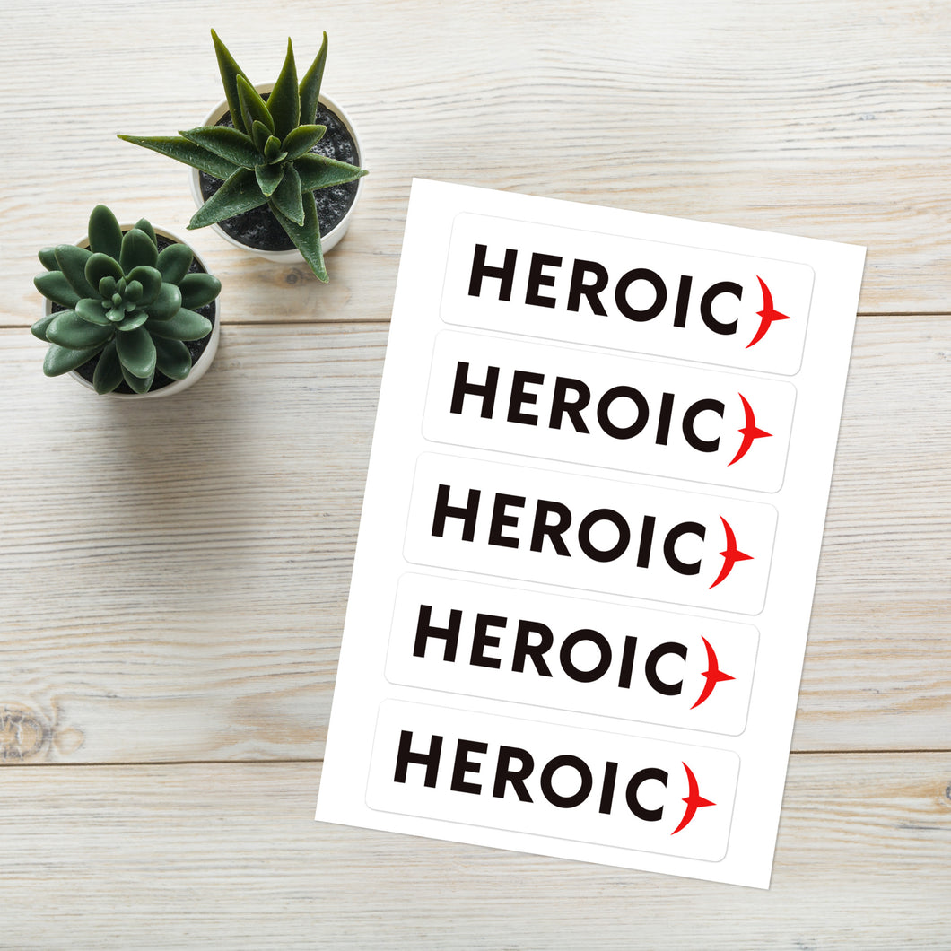 Heroic Sticker Sheet