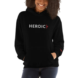 Unisex Heroic Black Hoodie