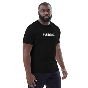 Organic Cotton Heroic Black T-shirt