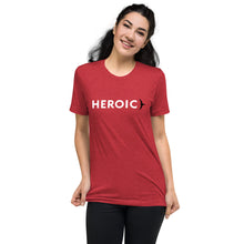 Load image into Gallery viewer, Extra Soft Heroic T-shirts - Black &amp; Red
