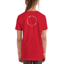 Load image into Gallery viewer, Youth Short Sleeve Heroic Red T-Shirt
